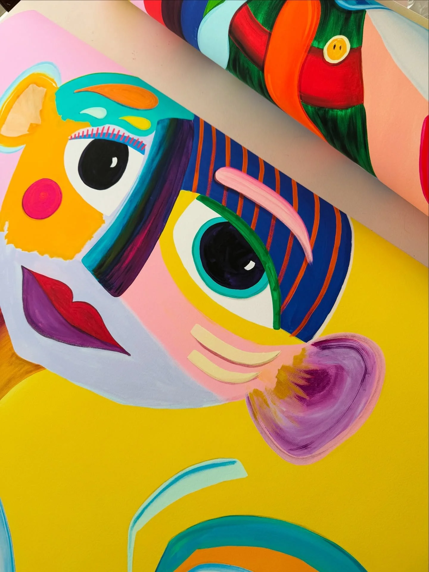 Oh my 🤩🌟✨ 30 editions only!

Look at the new limited edition T&AElig;NK P&Aring; DET BEDSTE DU VED 🤍😍 Absolutely love the colors and brightness.

Only 30 editions in total &bull; signed and numbered ✏️

90x90 cm

3400 dkk
455&euro;

DM for purcha
