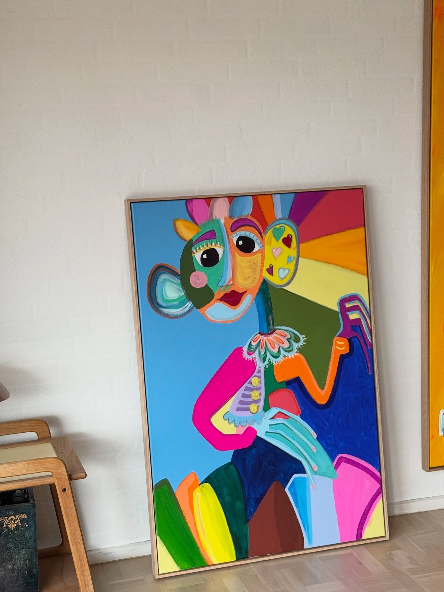 Felt like adding a few more details to THE HOSTESS 🤩

So here she is ✨ Original painting on canvas

80 x 120 cm

26.500 dkk
3535&euro;

DM for purchase 🌈