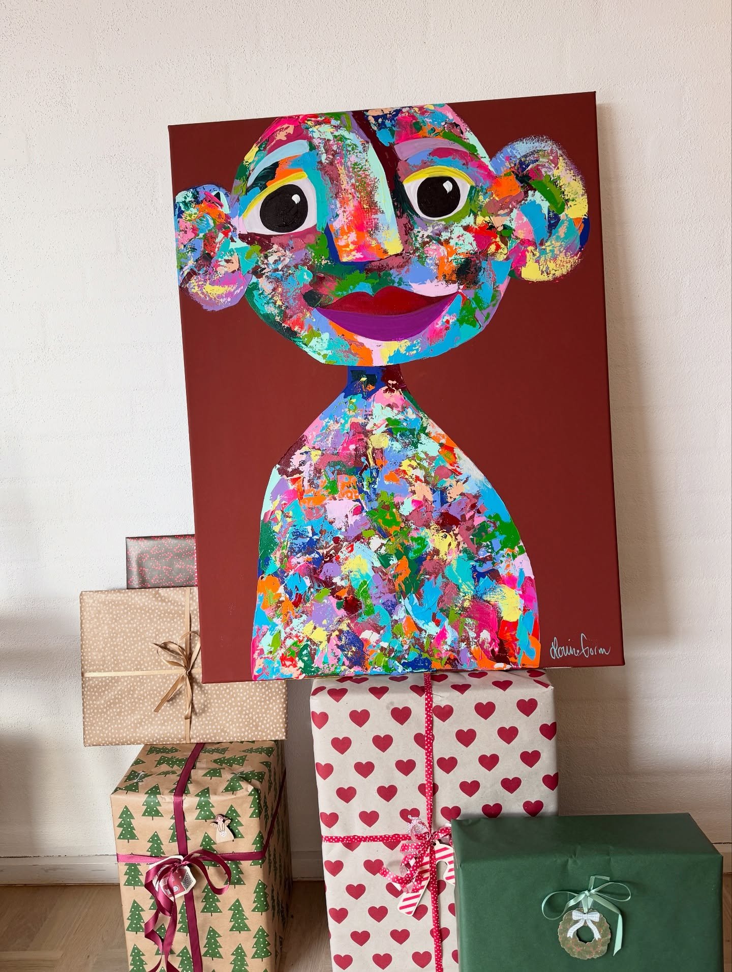 Here&rsquo;s GERTRUD 🤩

New original - fresh on canvas &bull; For sale

60 x 80 cm 

19.500 dkk
2600&euro;

Will be framed in oak &bull; My supplier is out of wood 🪵
DM for purchase 🛻