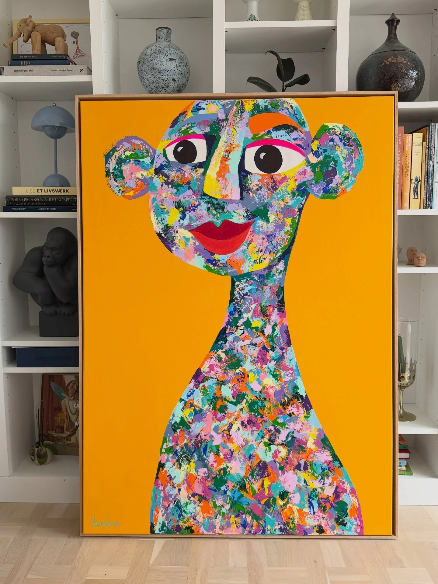 DARIO 🤩💛

First of its kind in yellow 

100 x 140 cm
Framed in oak 🪾

26.500 dkk
3540&euro;

He can be shipped worldwide &bull; DM for purchase 💌