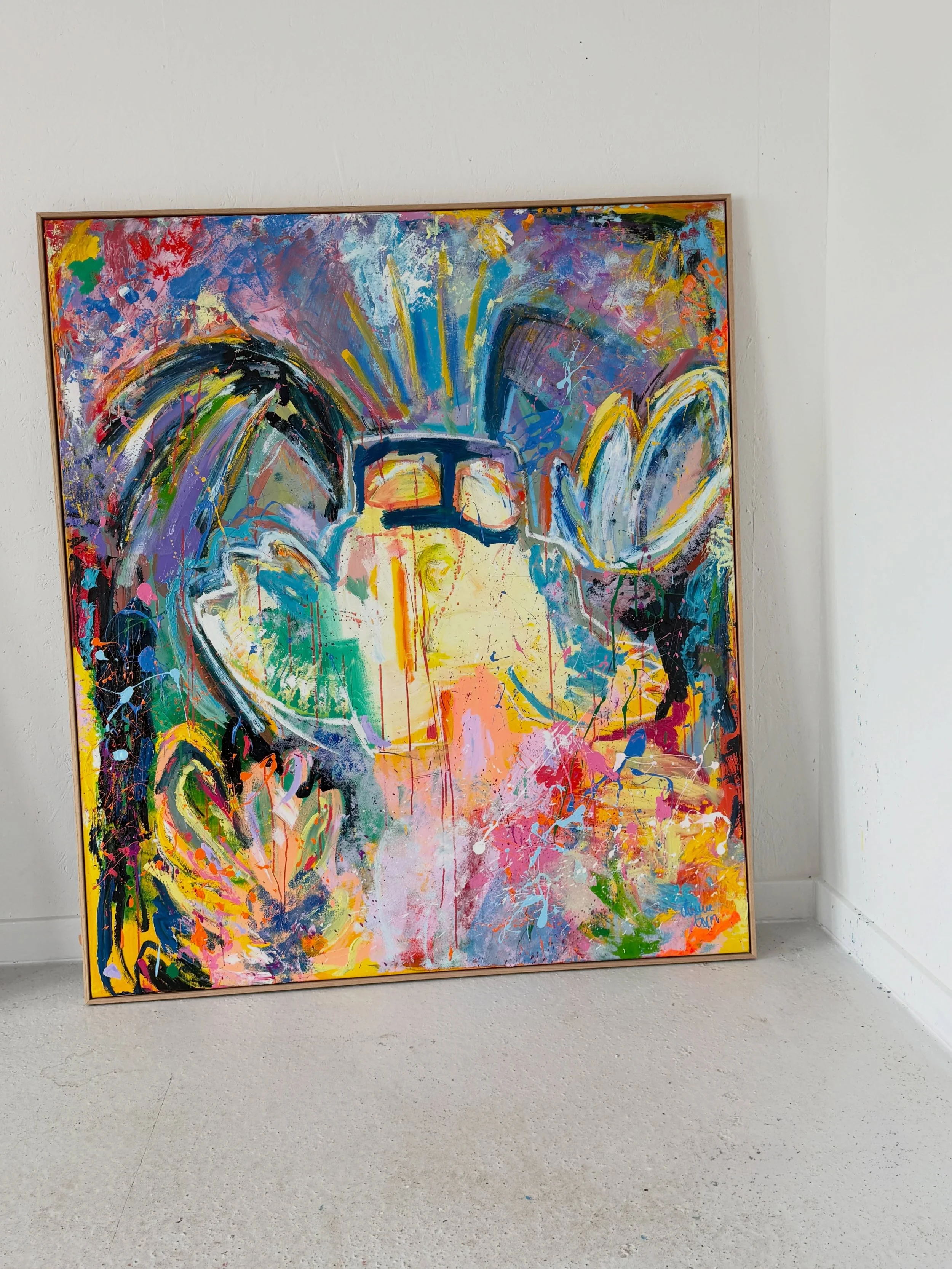 From blank canvas to final painting 🖼️✨🎨

Art series: Life Before Living
Painting no. 2
Private collection