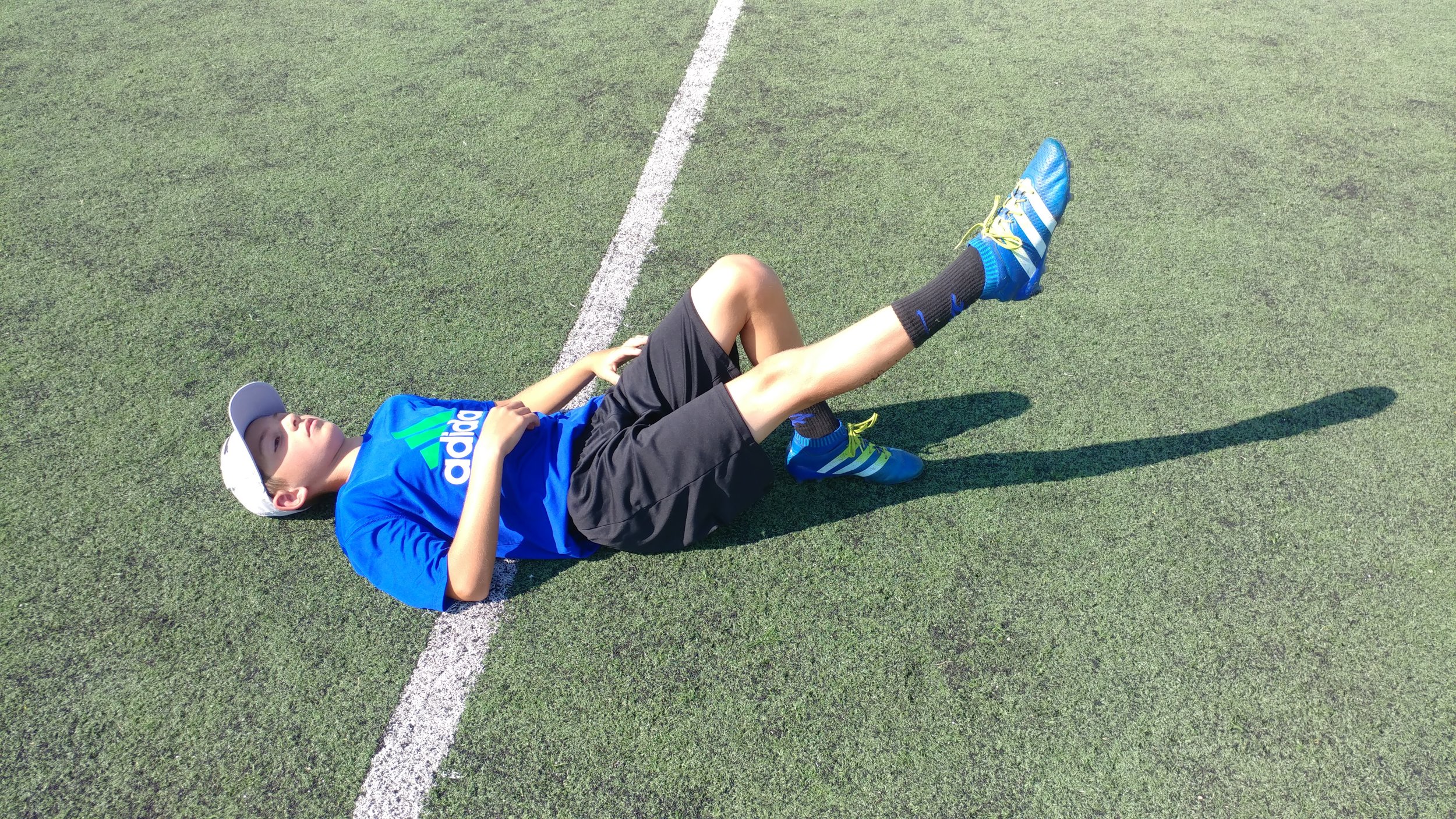 Hold Core Muscles while performing Straight Leg Raise at 10 reps x3/day on both legs. *********Changes/Updates********** Don't perform crunch, just core and leg raises, increase to 15-20 Reps ********Update********8/2/17****** Can add 1-2 lb ankle weight for progression. If done, reduce reps down to 10. Then progress back up to 20 reps.