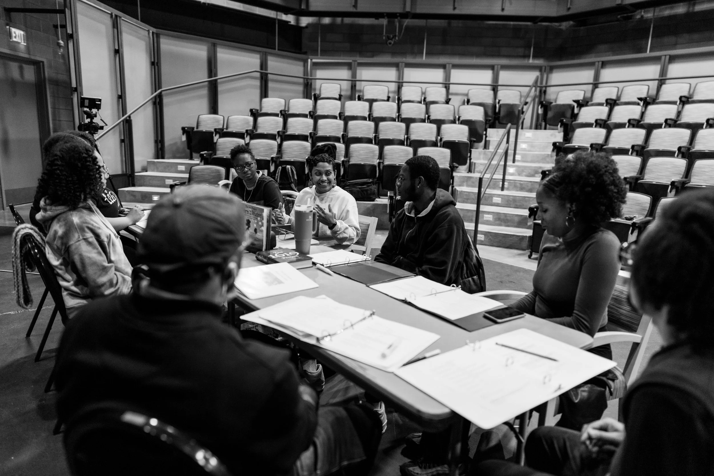 The Cast and Crew of the theatrical adaptation of The 1619 Project: Born on the Water, by the Canady Foundation of the Arts.