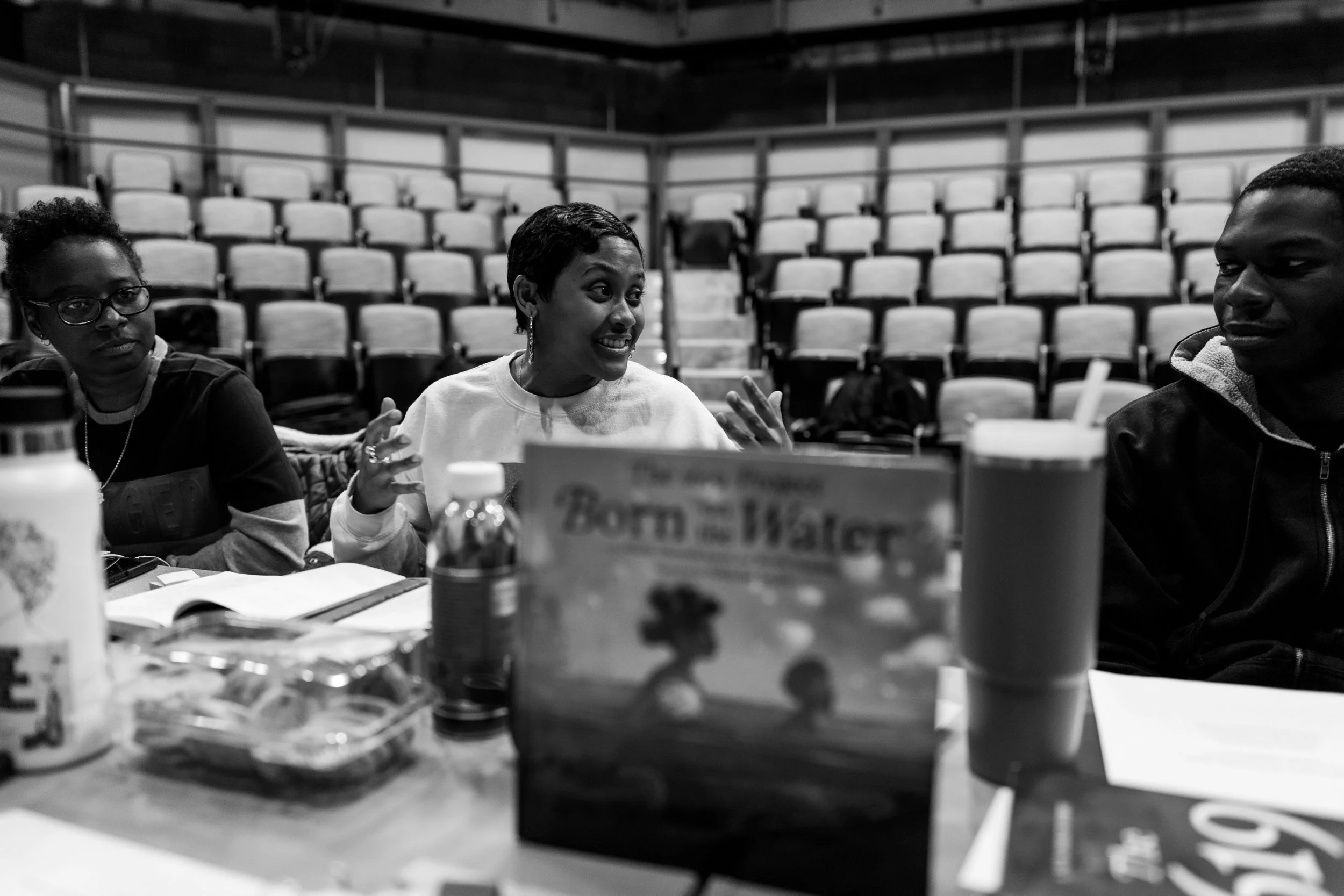 The Cast and Crew of the theatrical adaptation of The 1619 Project: Born on the Water, by the Canady Foundation of the Arts.