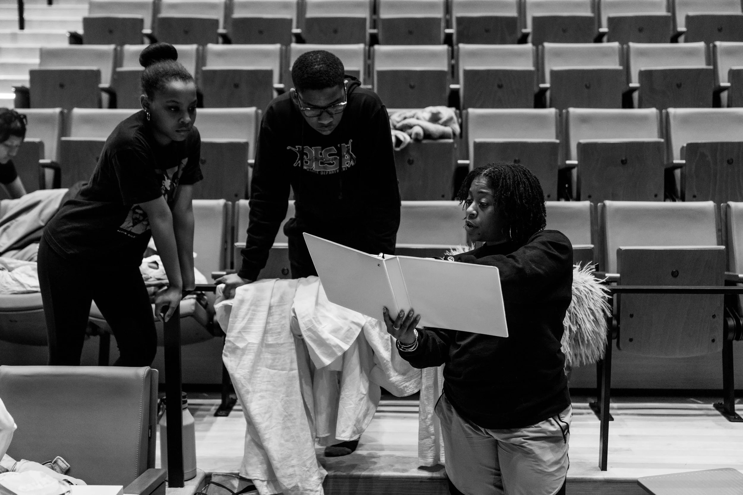 The Cast and Crew of the theatrical adaptation of The 1619 Project: Born on the Water, by the Canady Foundation of the Arts.