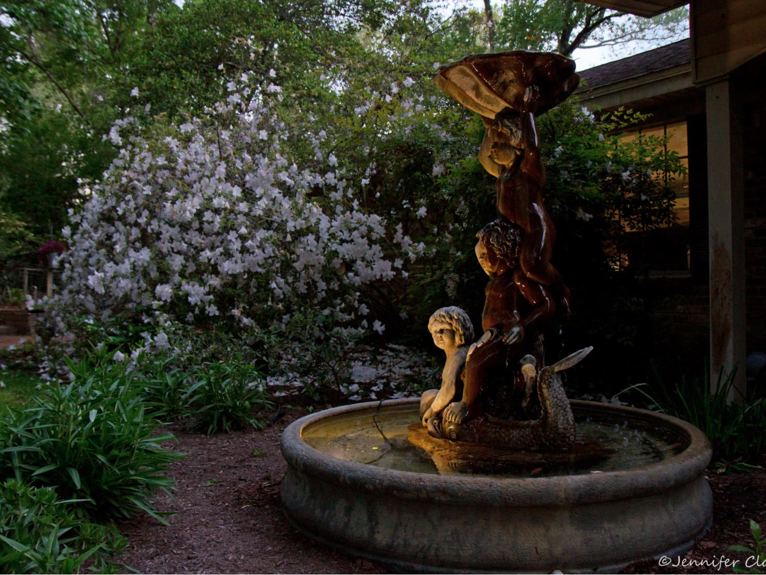 Water features can also add an alluring touch and soothing ambiance to your outdoor garden room.