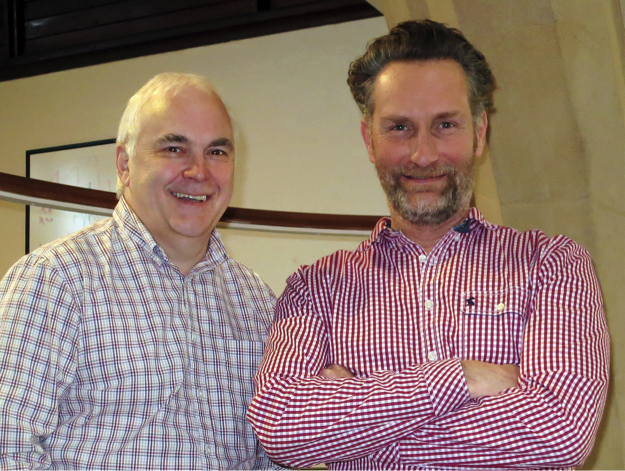 Mike Willis, MD of IMI Europe Ltd (left) and Frazer Chesterman, Director, FM Brooks