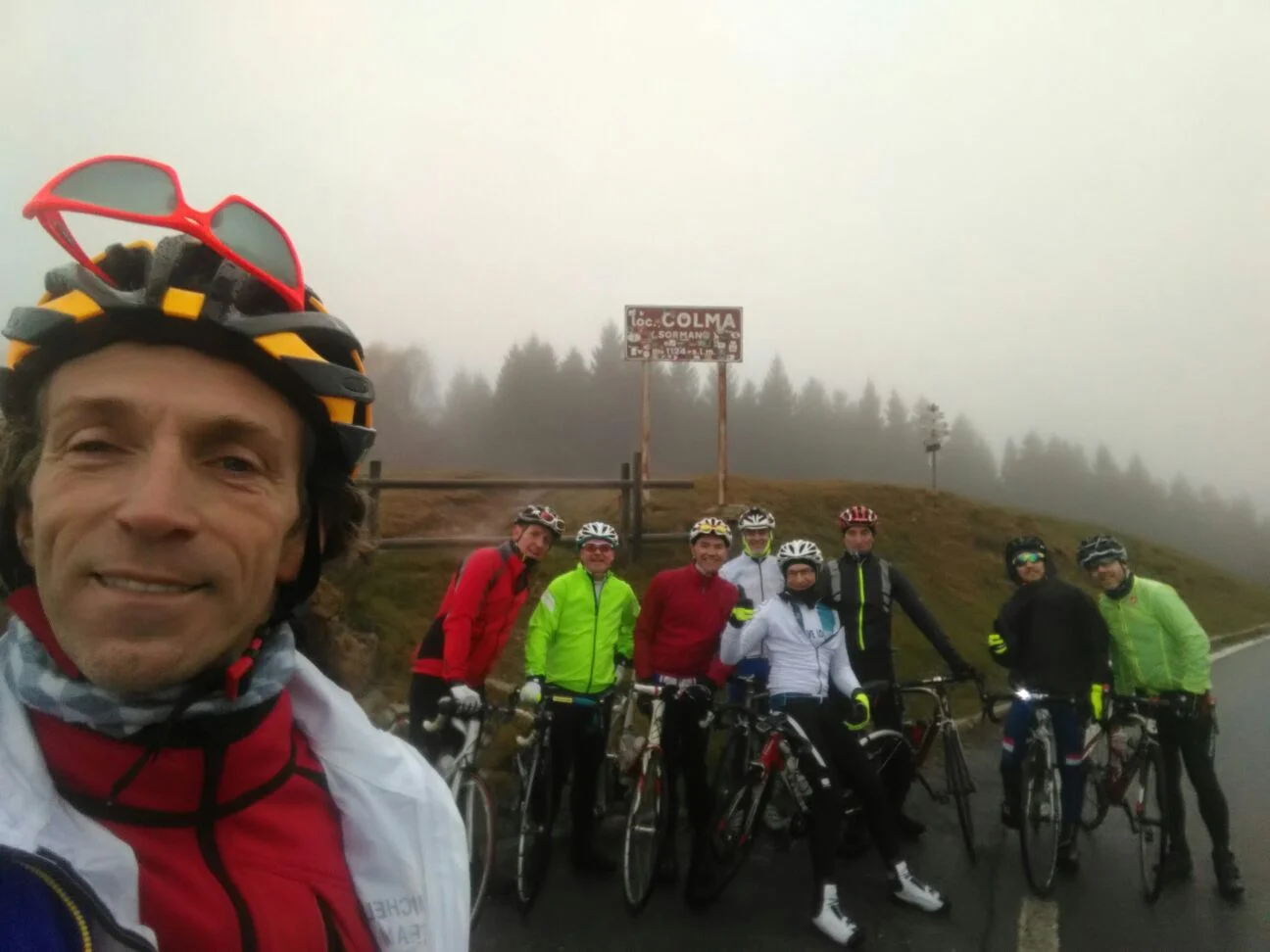 At the top of the Muro
