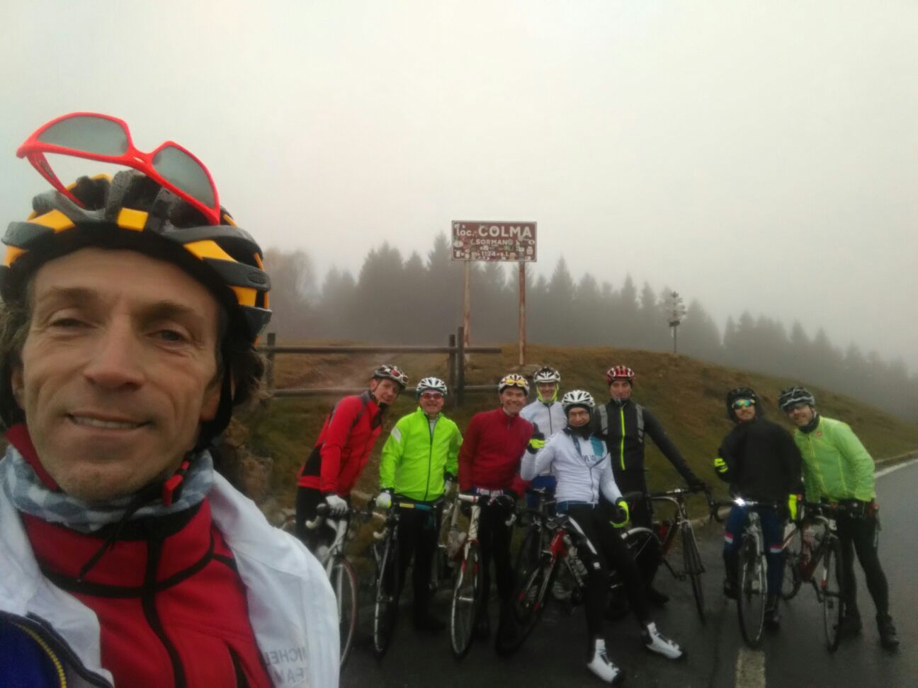 At the top of the Muro