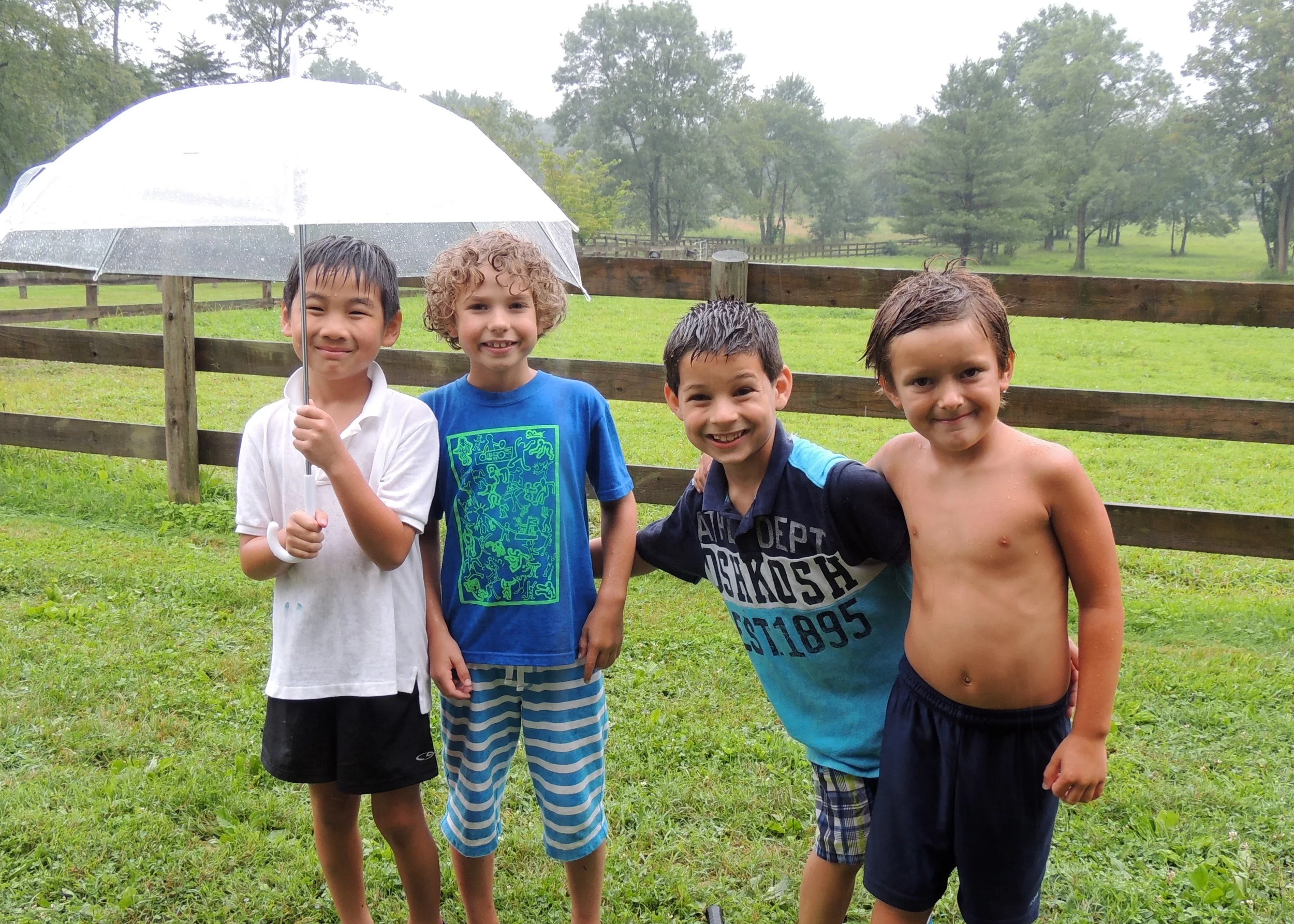 Rainy days are fun!