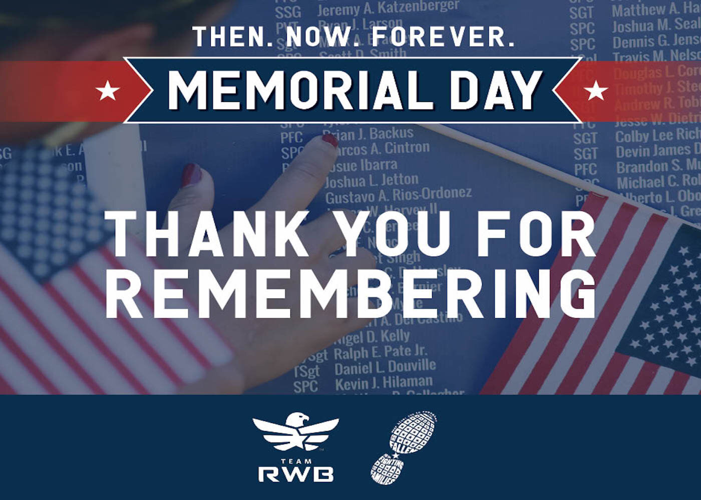 Memorial Day Wear Blue Run To Remember