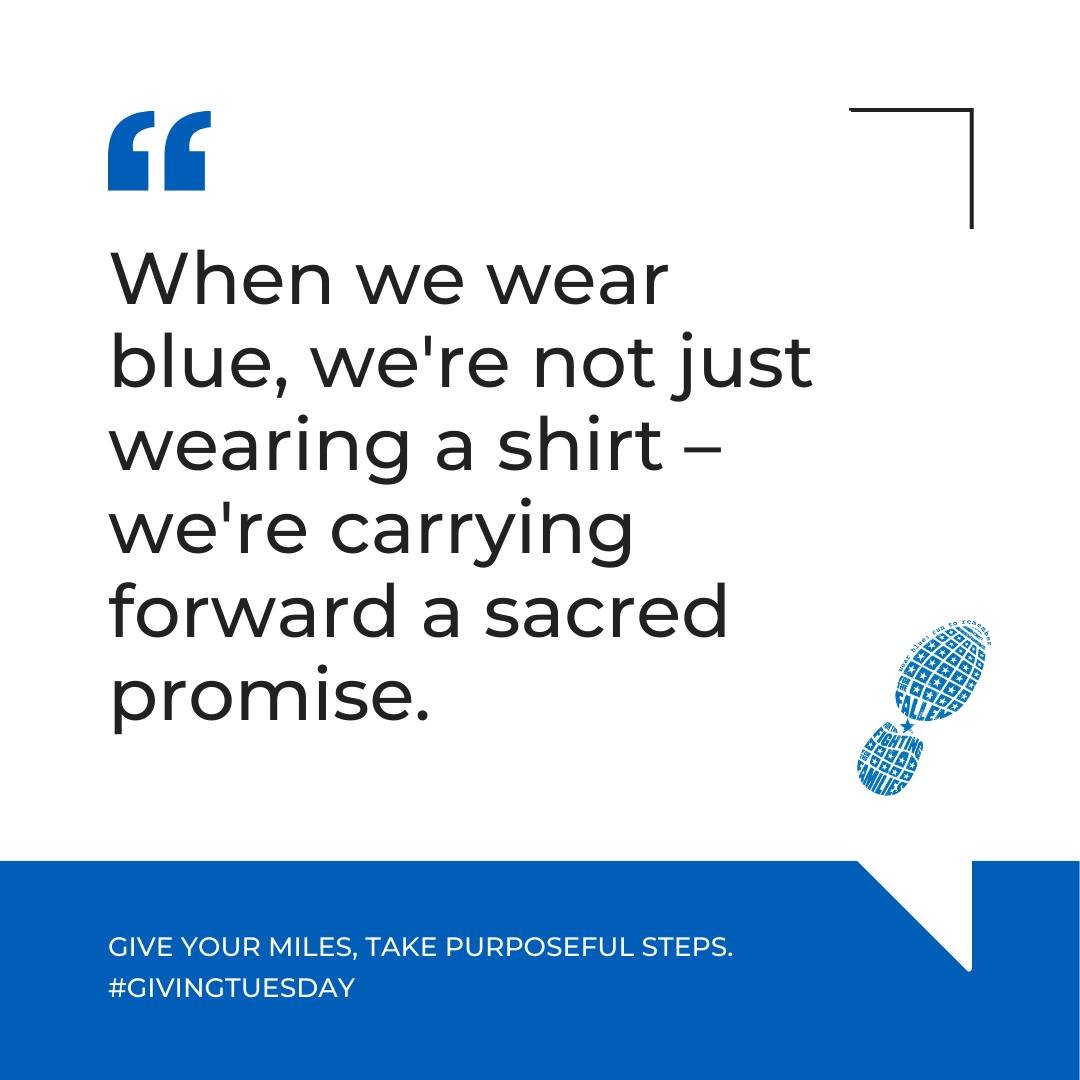 🌟 This Giving Tuesday, lace up and step out to honor the legacy of sacrifice and service. Running with purpose&mdash;whether solo or with a group&mdash;keeps their memory alive and ensures their stories are never forgotten. 💙

📸 Share your miles a