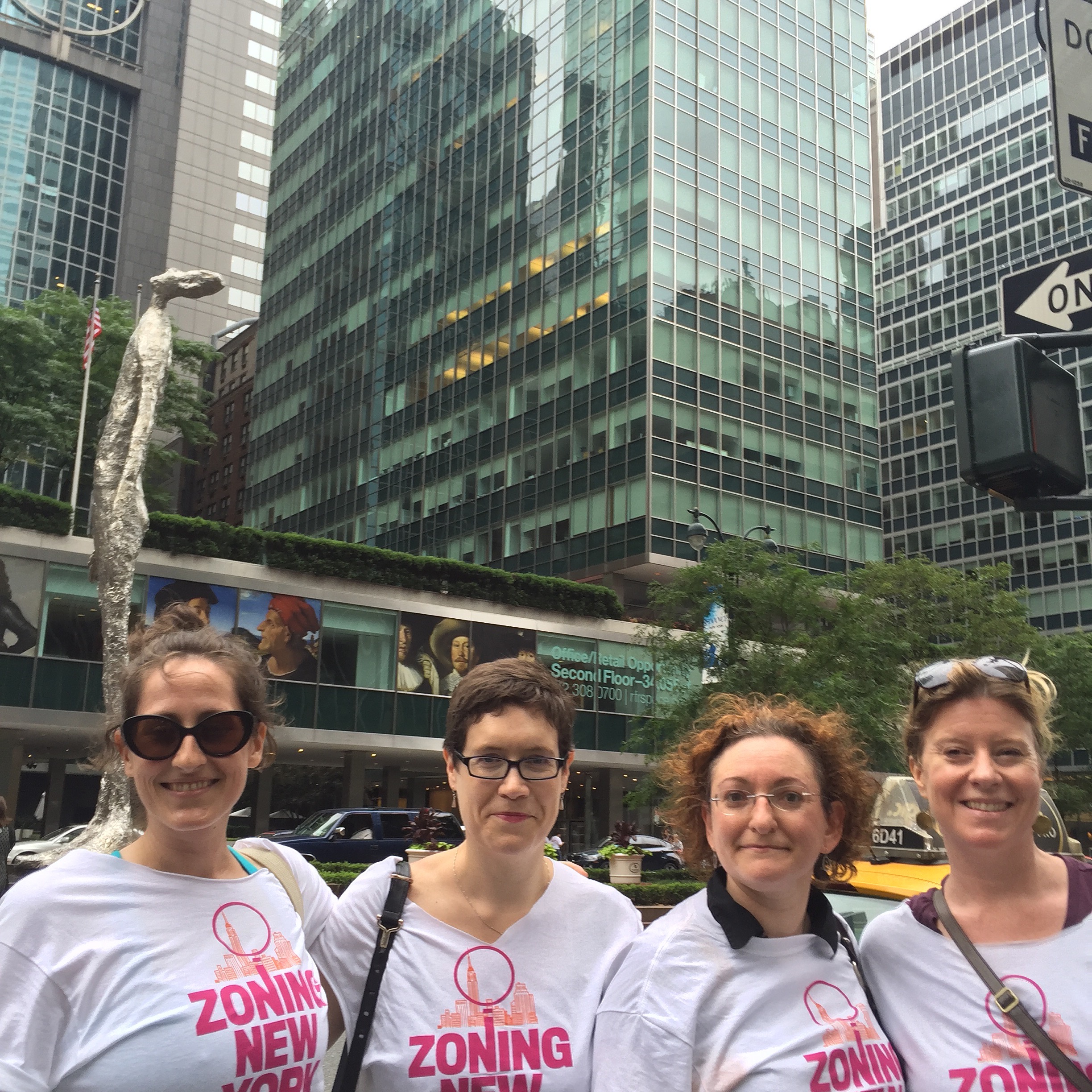 Clue 13 Bonus: Lever House, 1952, circumvented existing zoning requirements with 2-story block intersecting tower. 