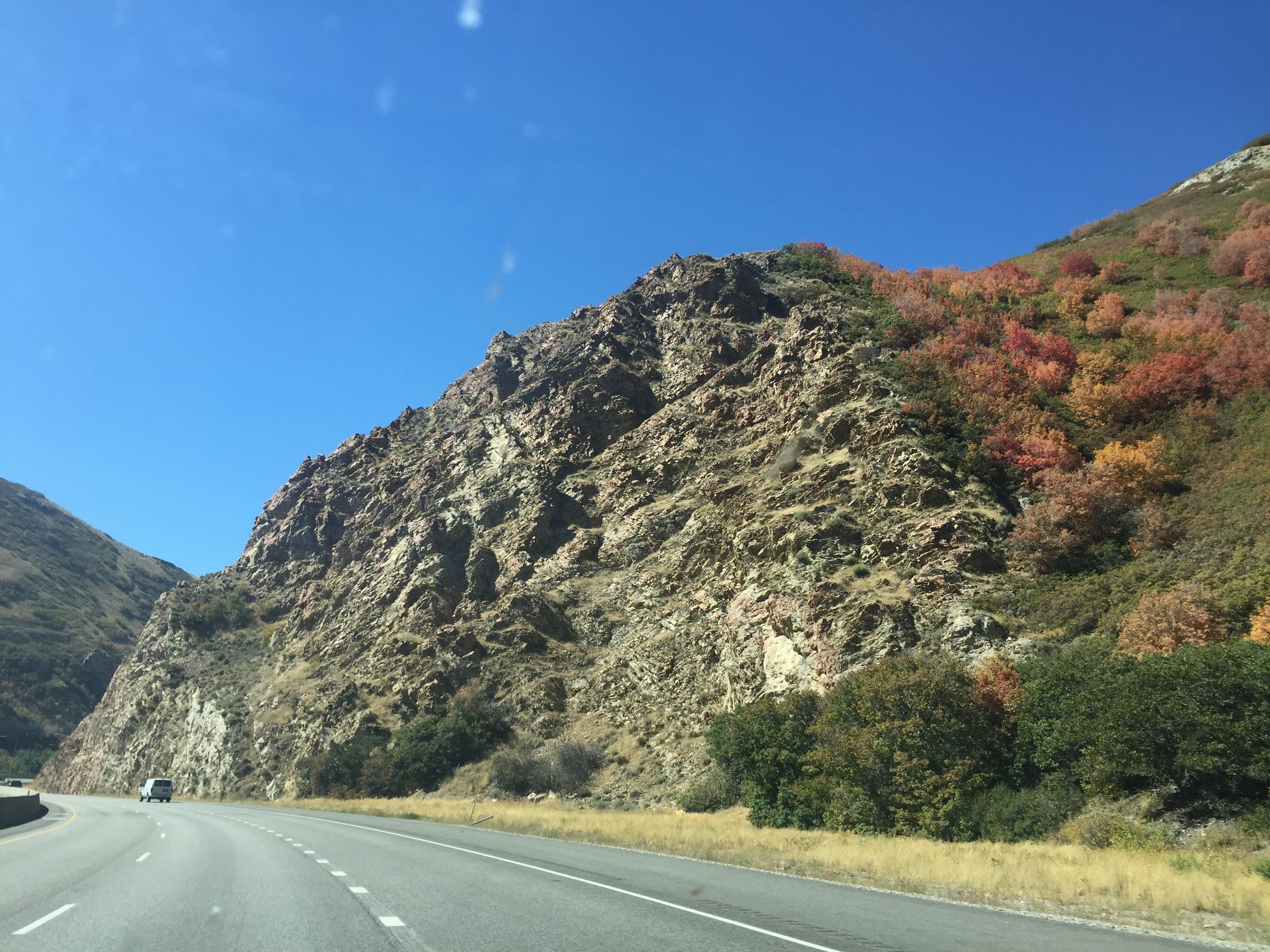 Autumn color in the mountains.