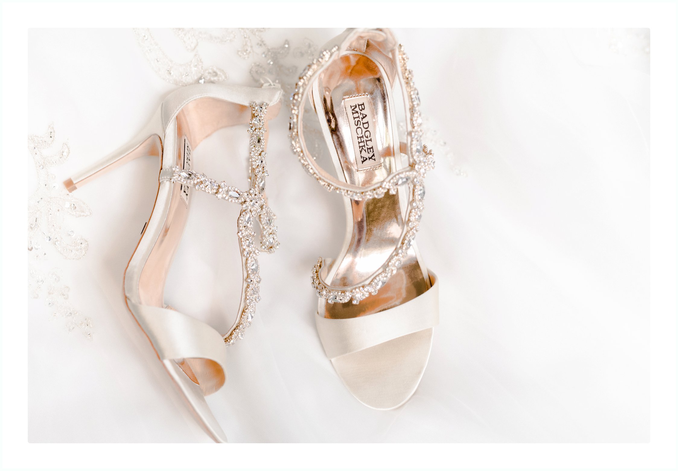 Badgley mischka wedding shoes