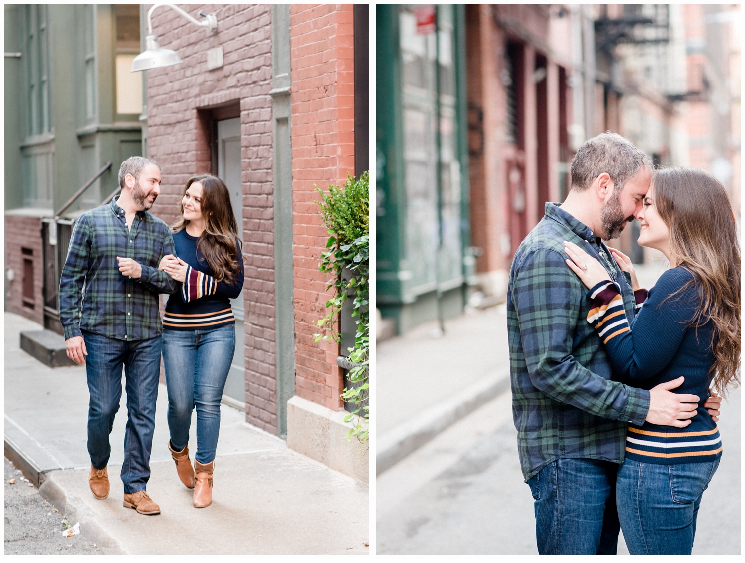 engagement session on staple street