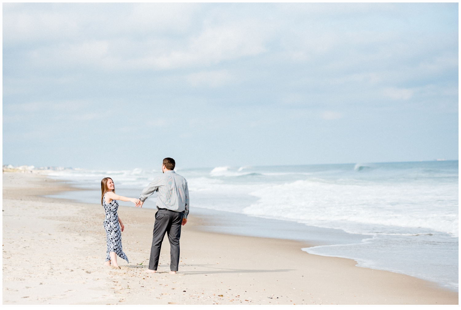 couple on beach at the ocean