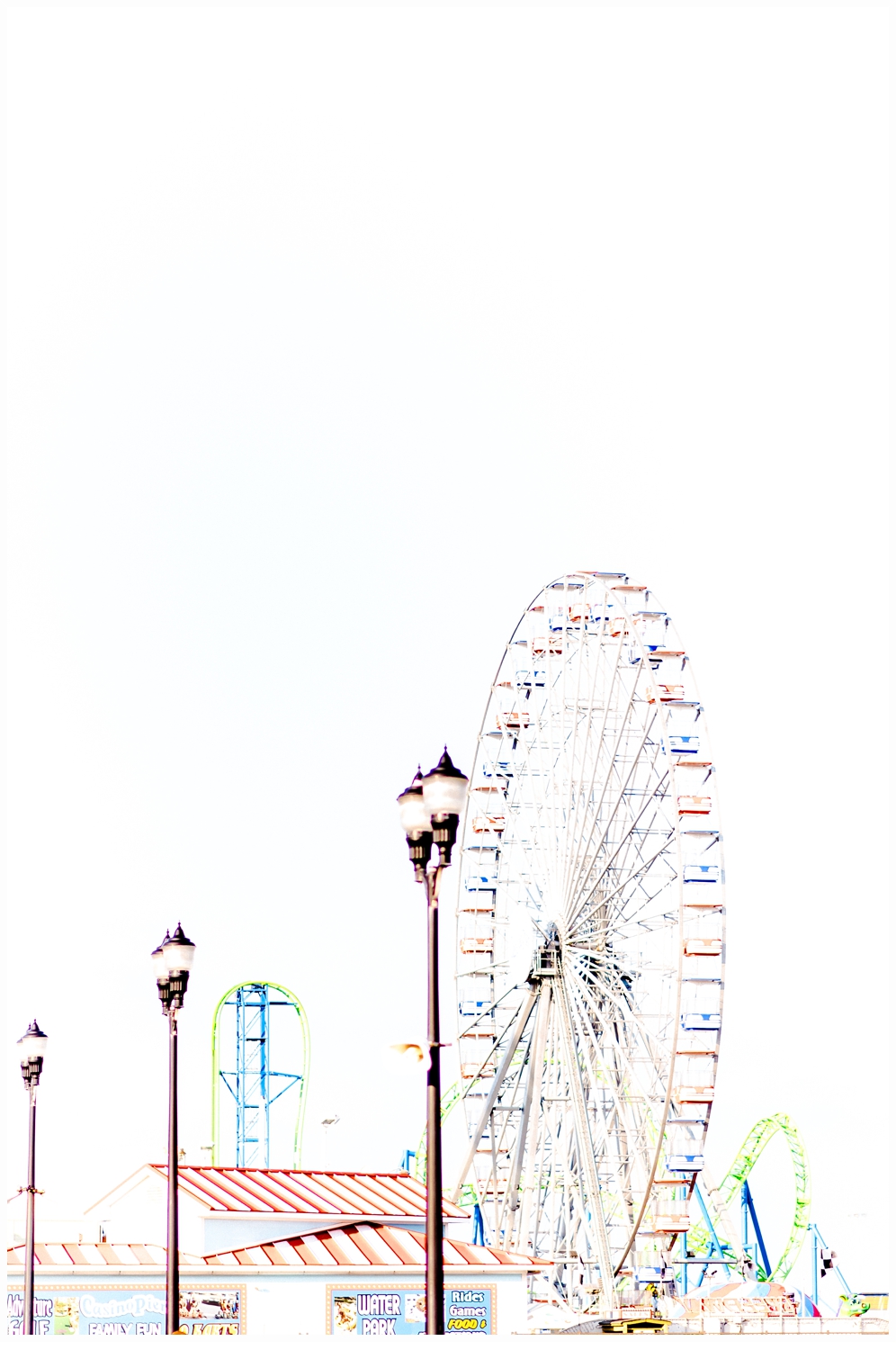 ferris wheel at seaside heights boardwalk