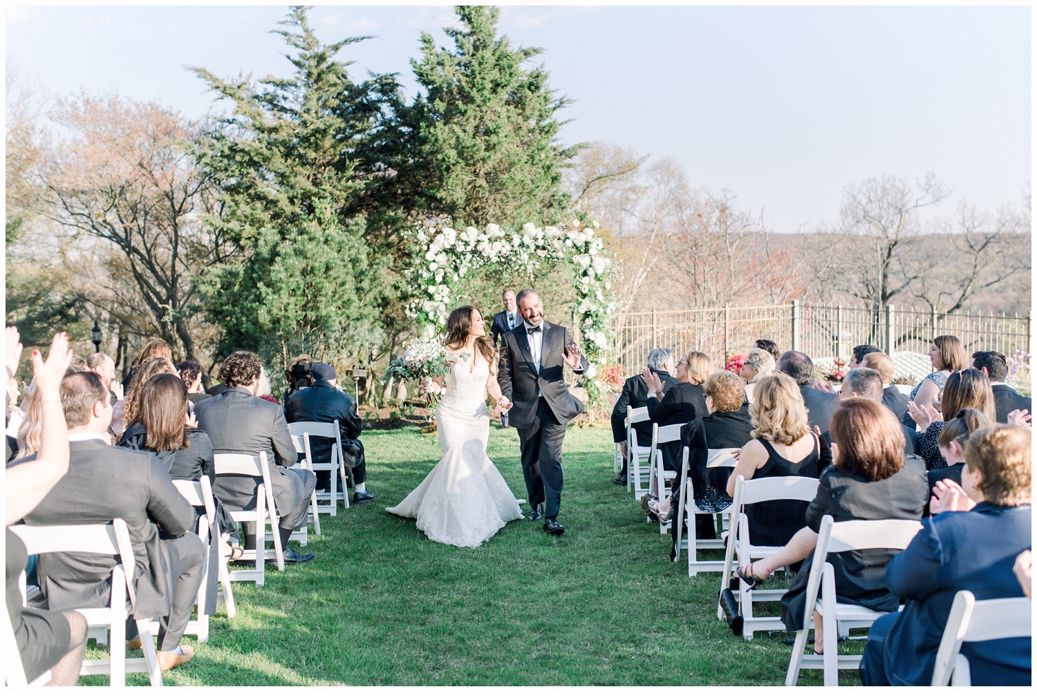 garden wedding ceremony