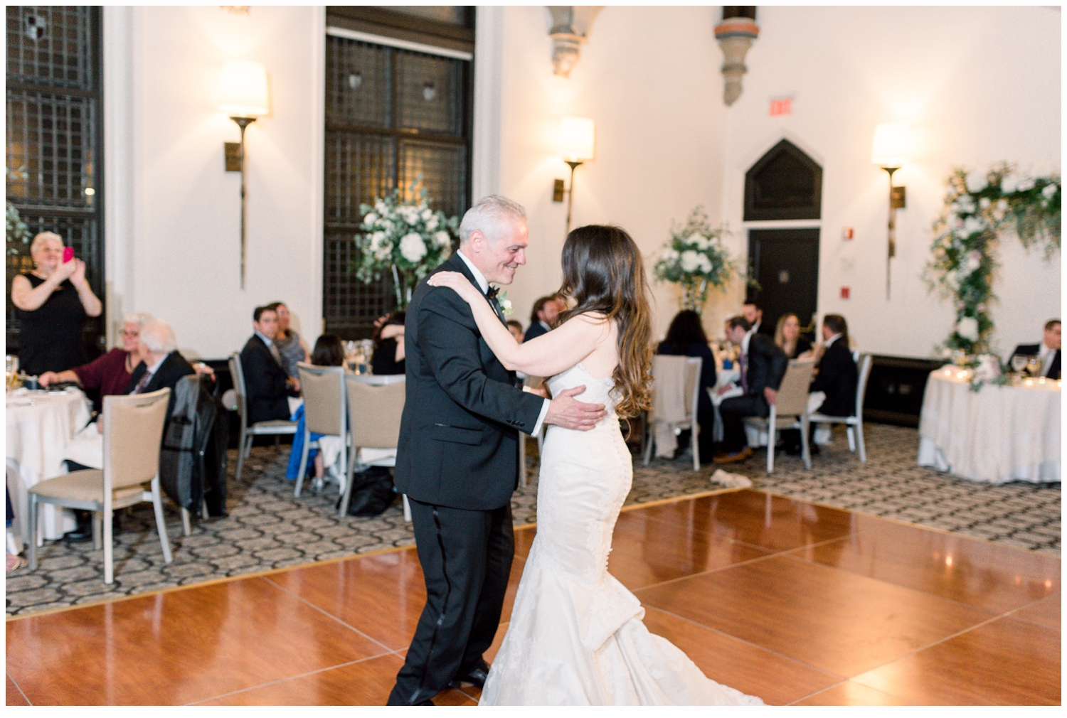bride and father first dance