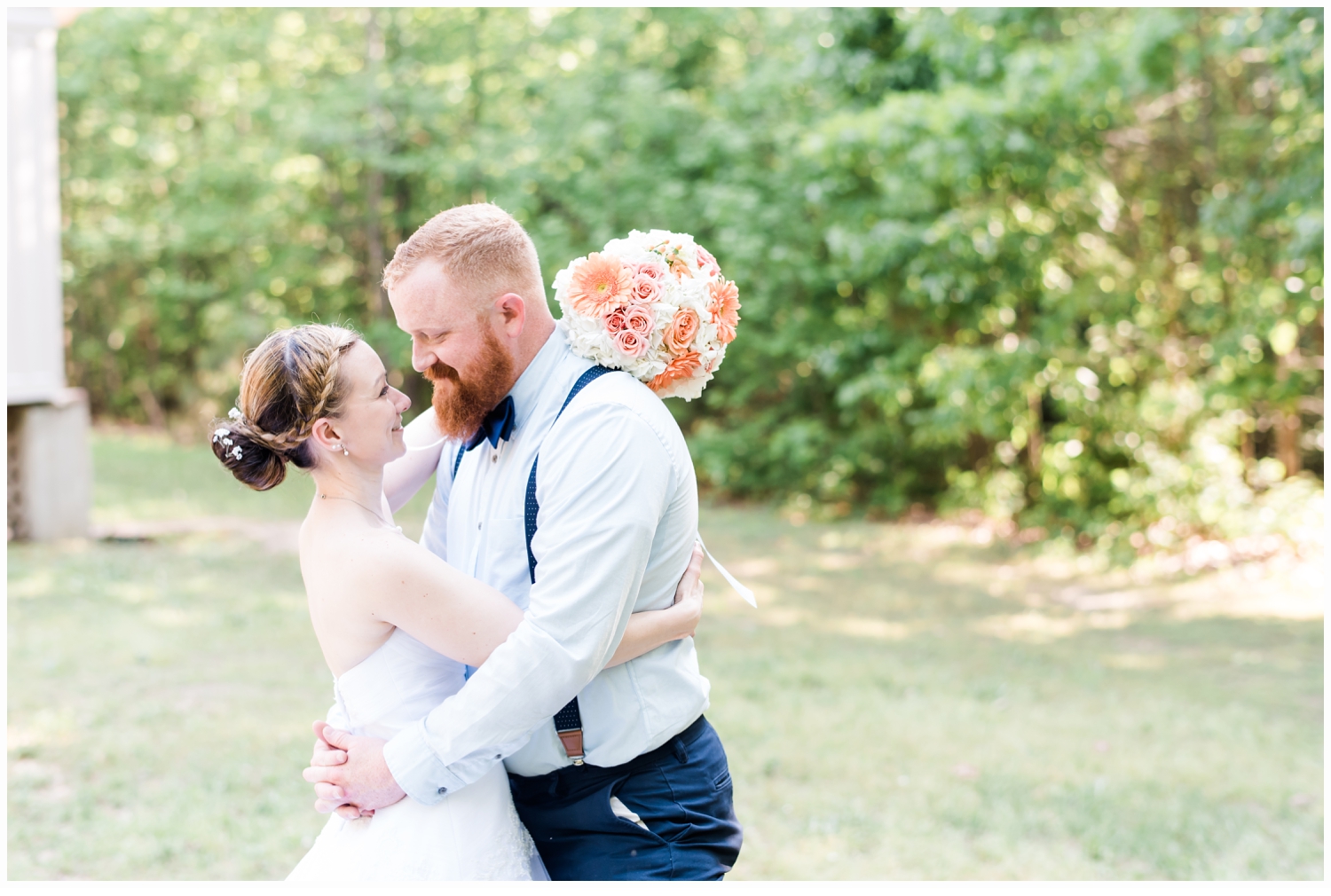 bride and groom portraits