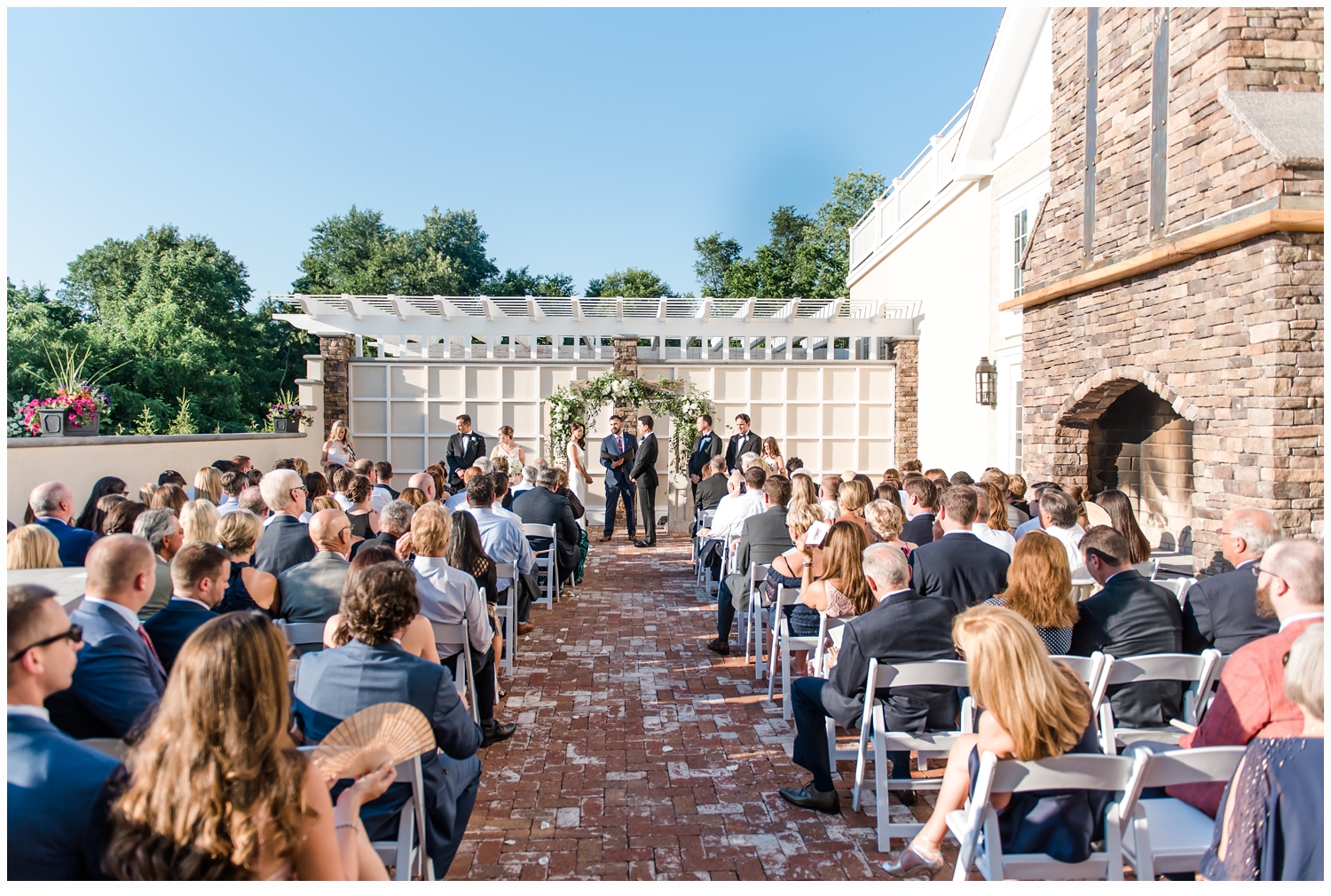 outdoor wedding ceremony