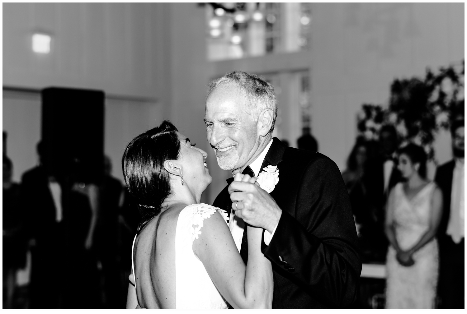 bride and father wedding first dance