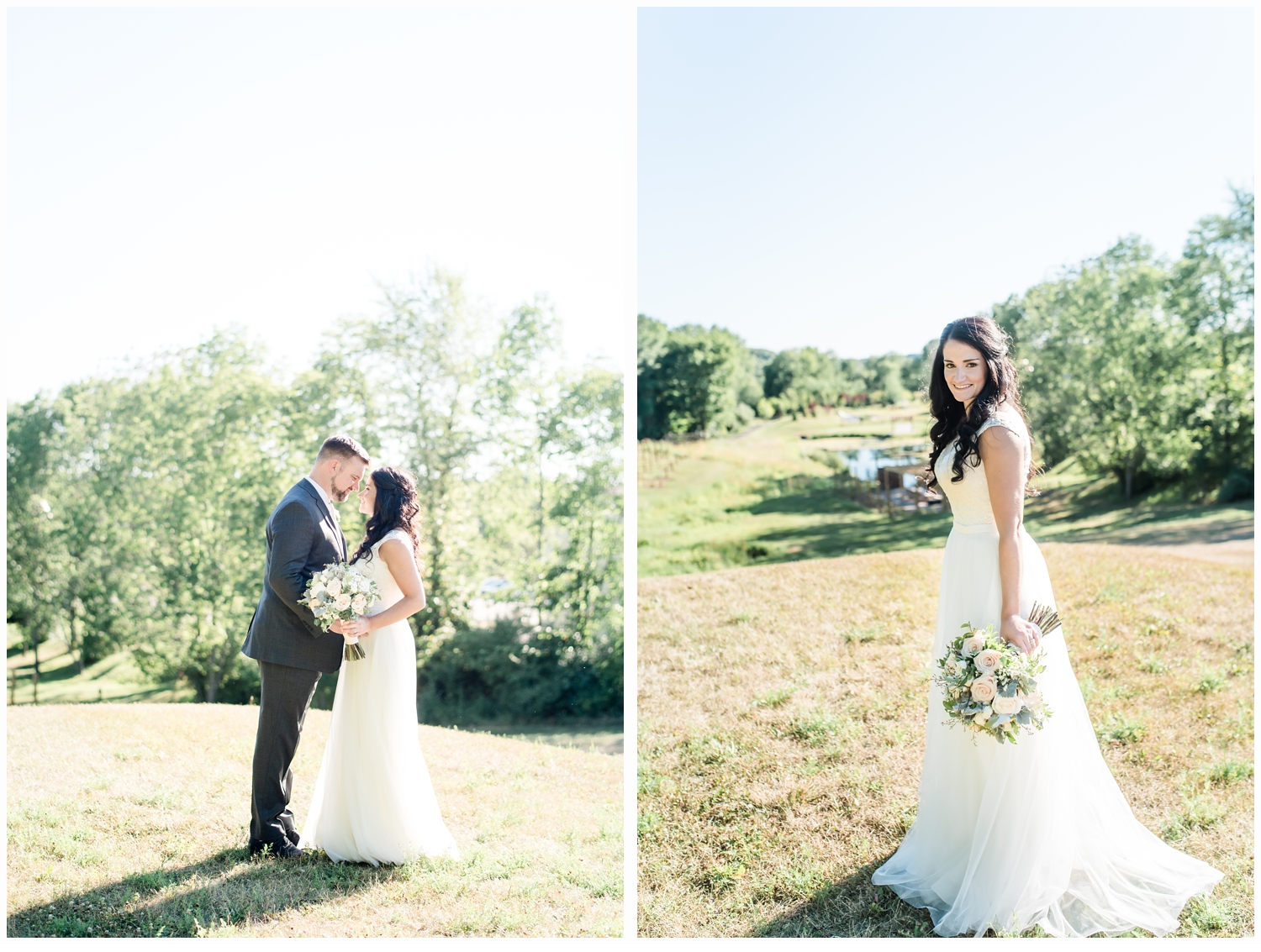 bride and groom portraits