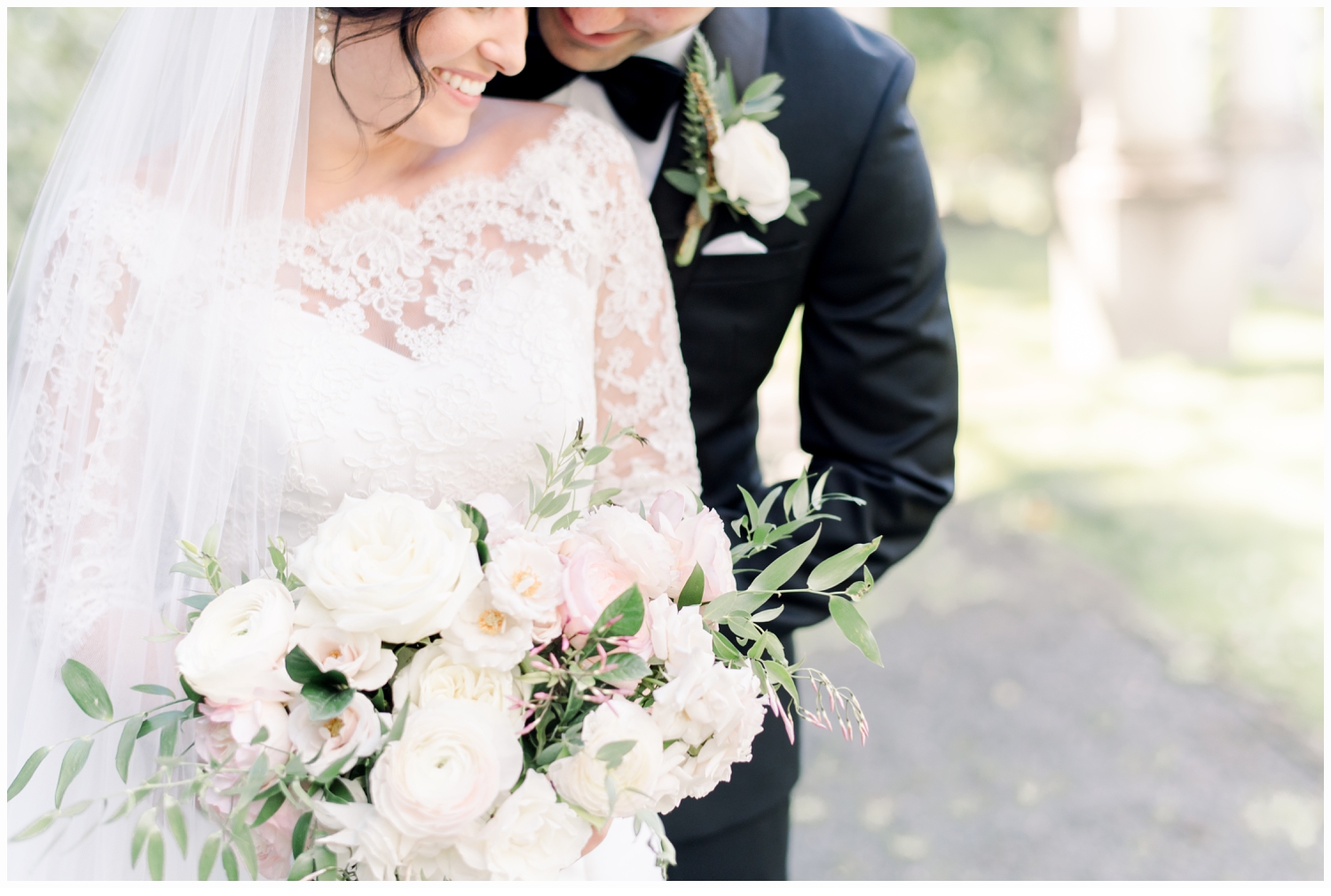 bride and groom portrait