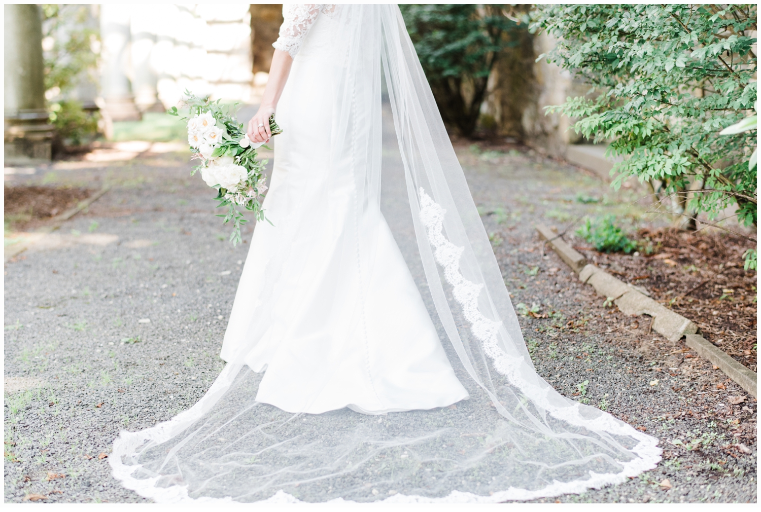 bridal veil portrait