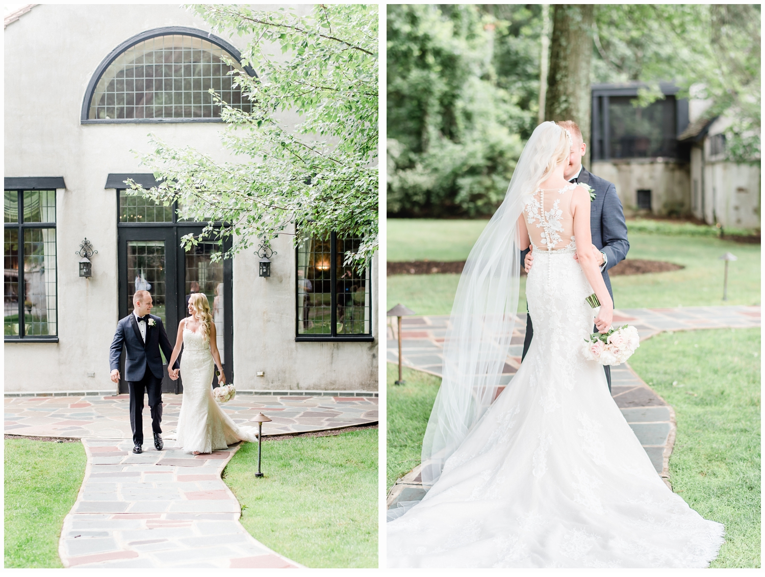bride and groom wedding portraits