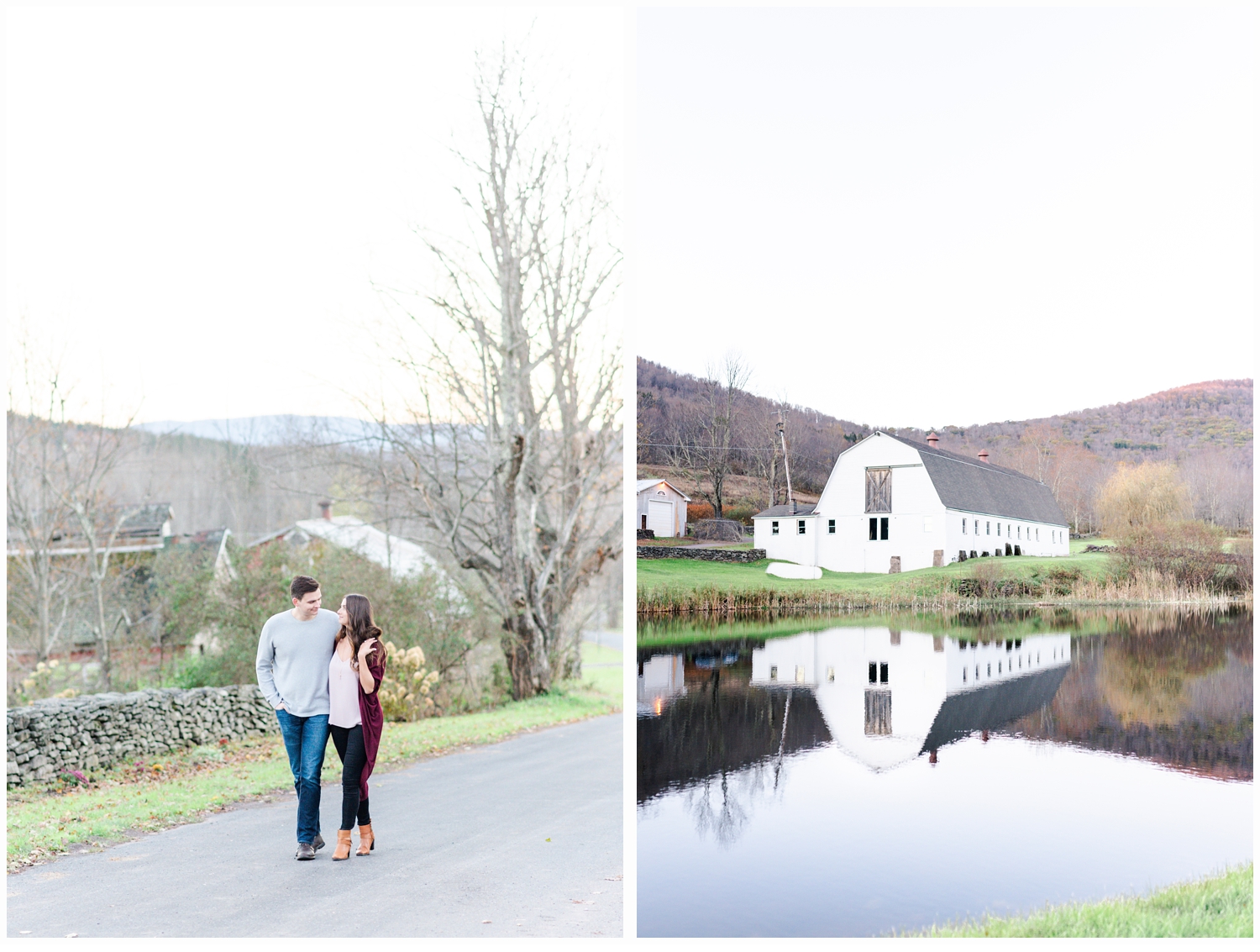 couple holding hands engagement