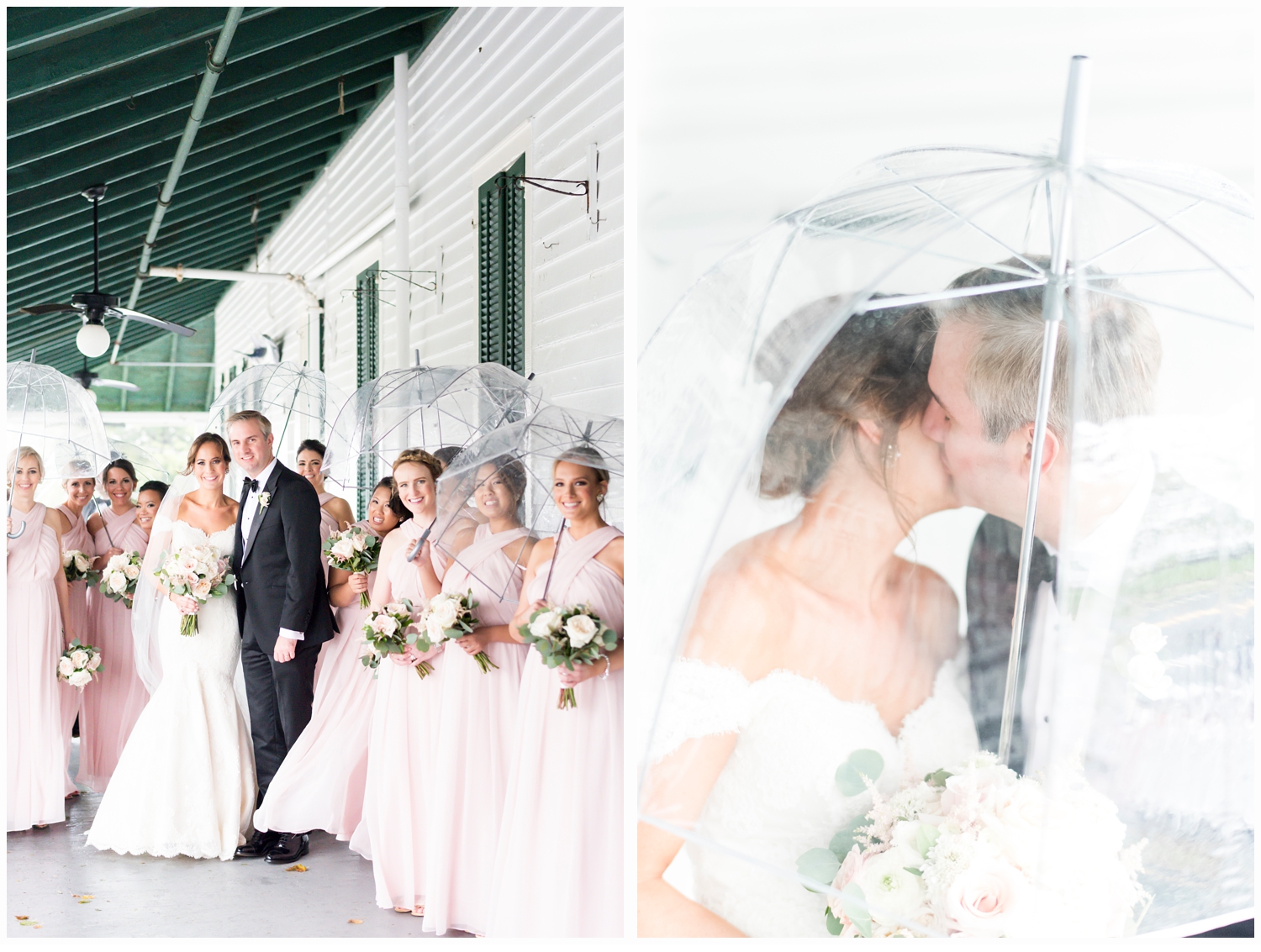 bridal party pictures on porch of parker house spring lake nj
