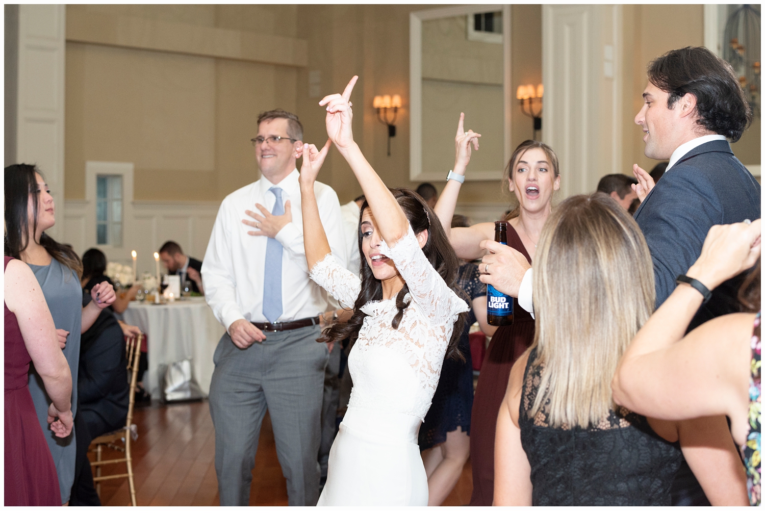 bride dancing at her reception