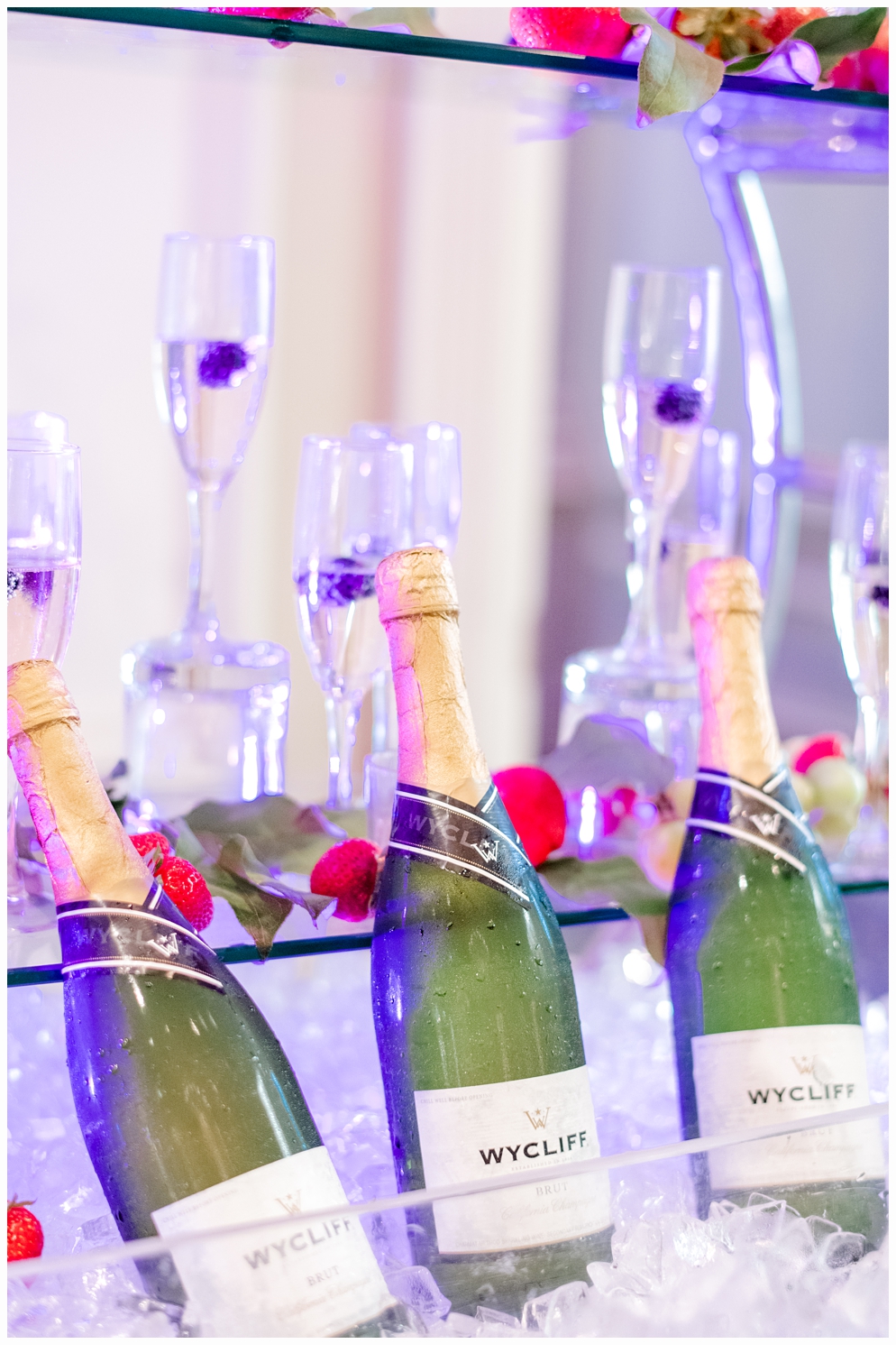 pretty bottles of champagne