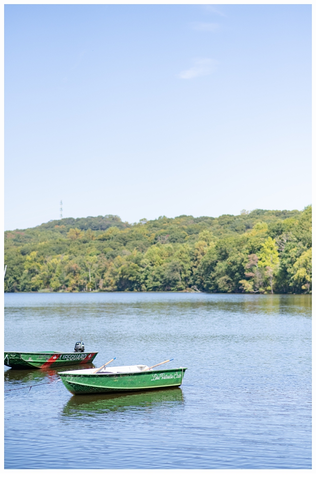 row boat on a lake