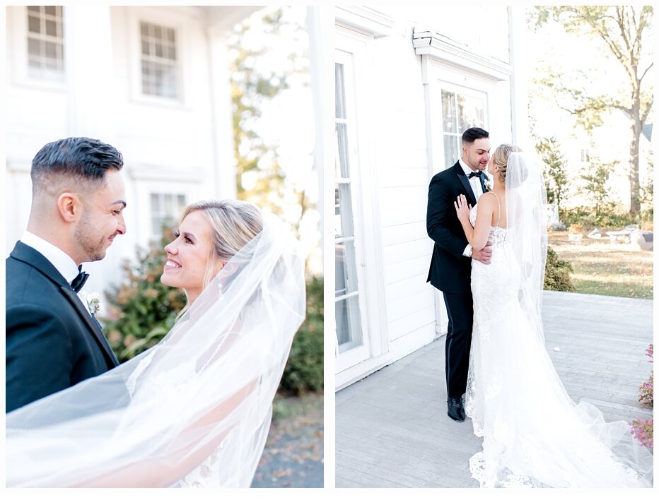 bride and groom portraits