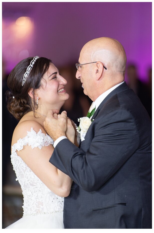 bride's first dance with dad