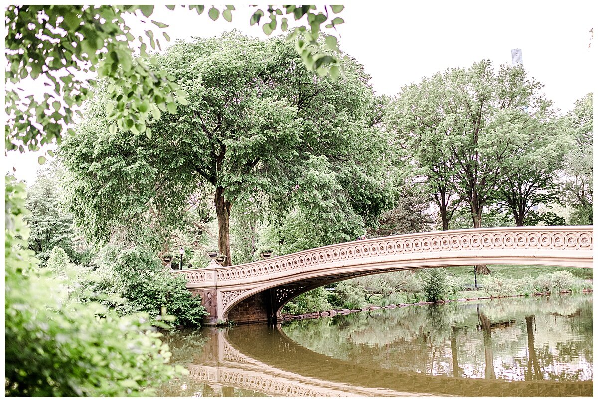 bow bridge in central park