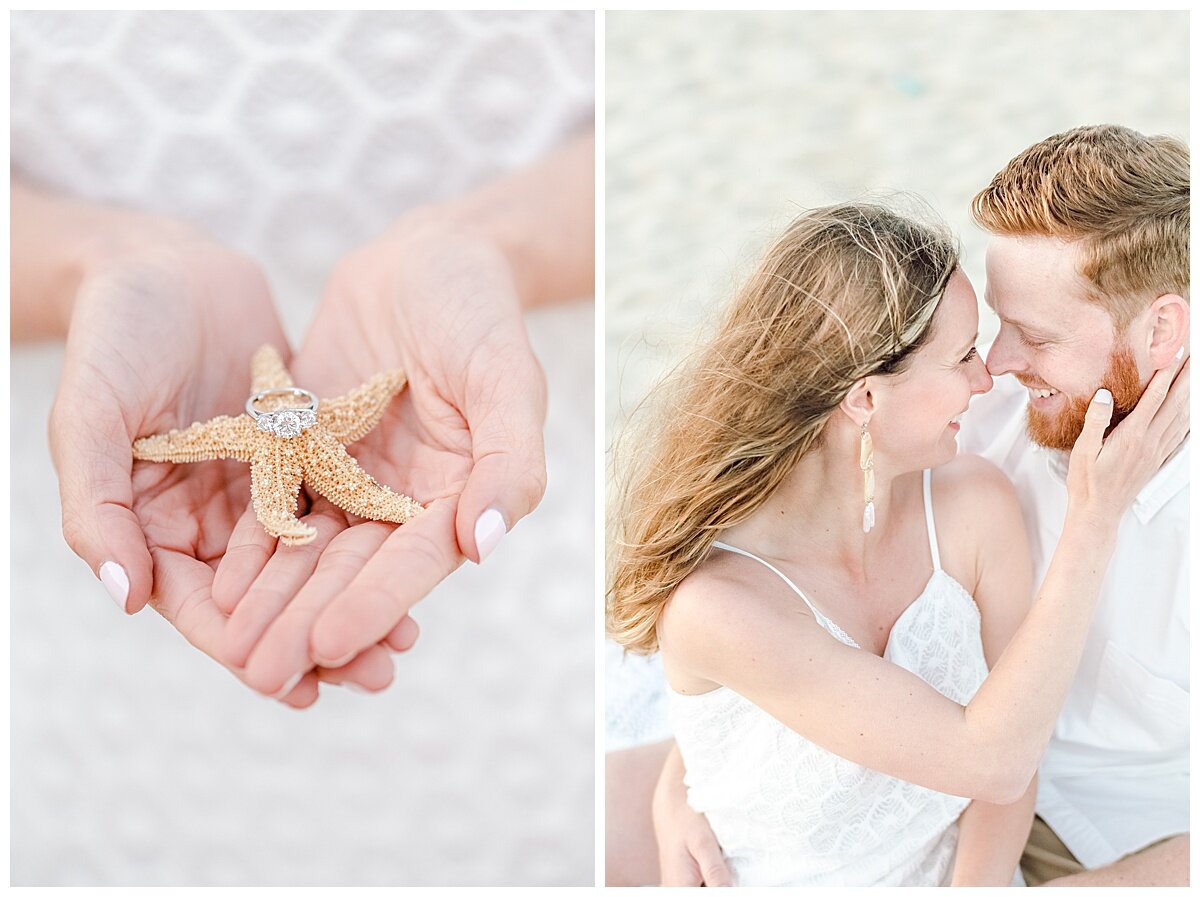 woman holding a starfish 