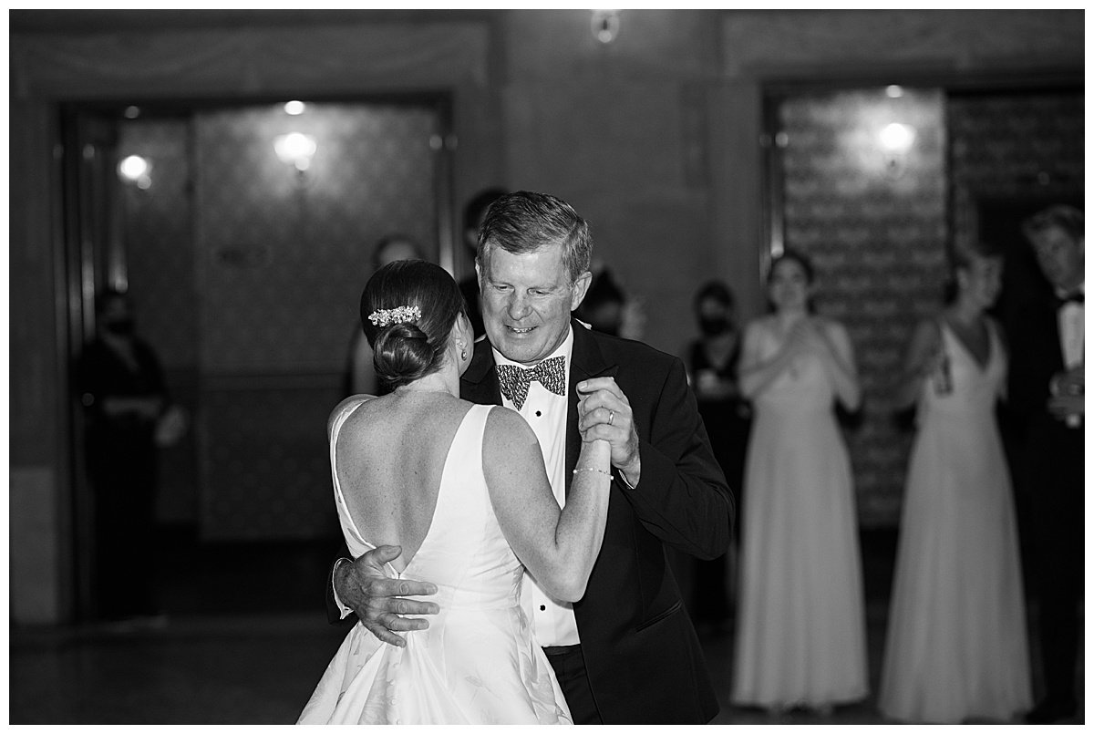 bride and dance first dance at the wedding