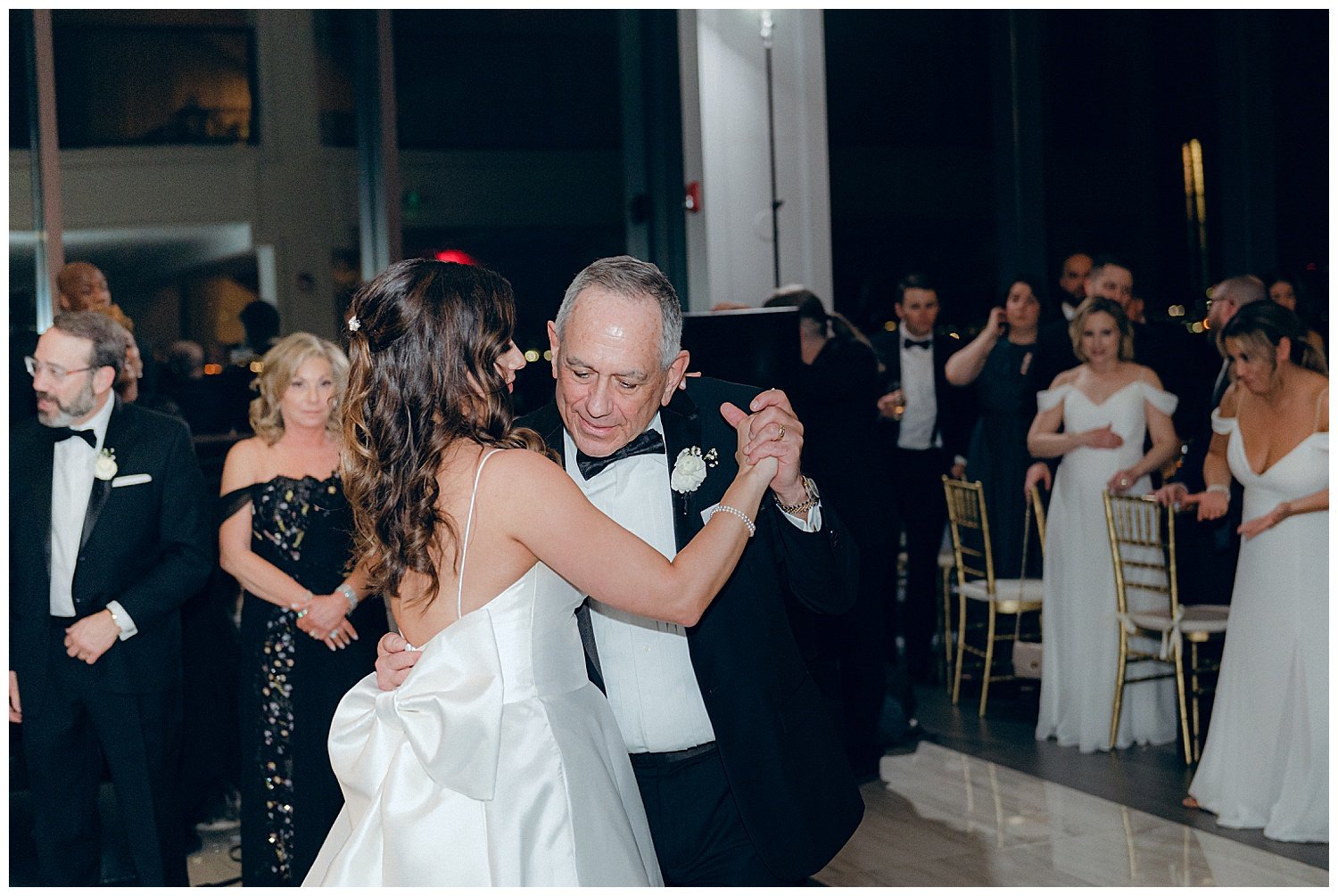 bride and father first dance