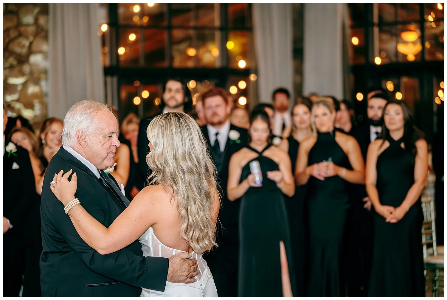 father and daughter dancing at wedding