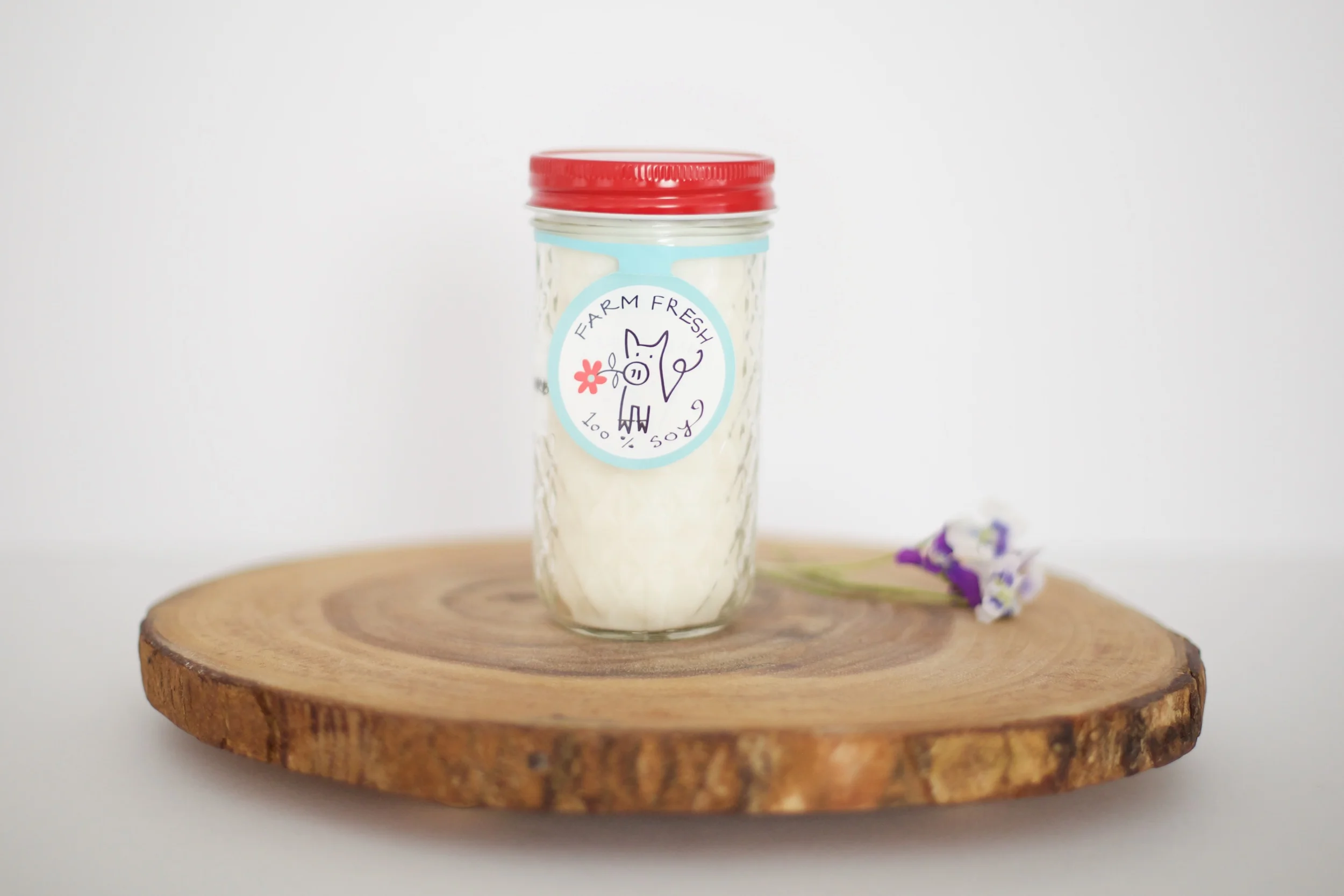 Farm Fresh Rhubarb Candle