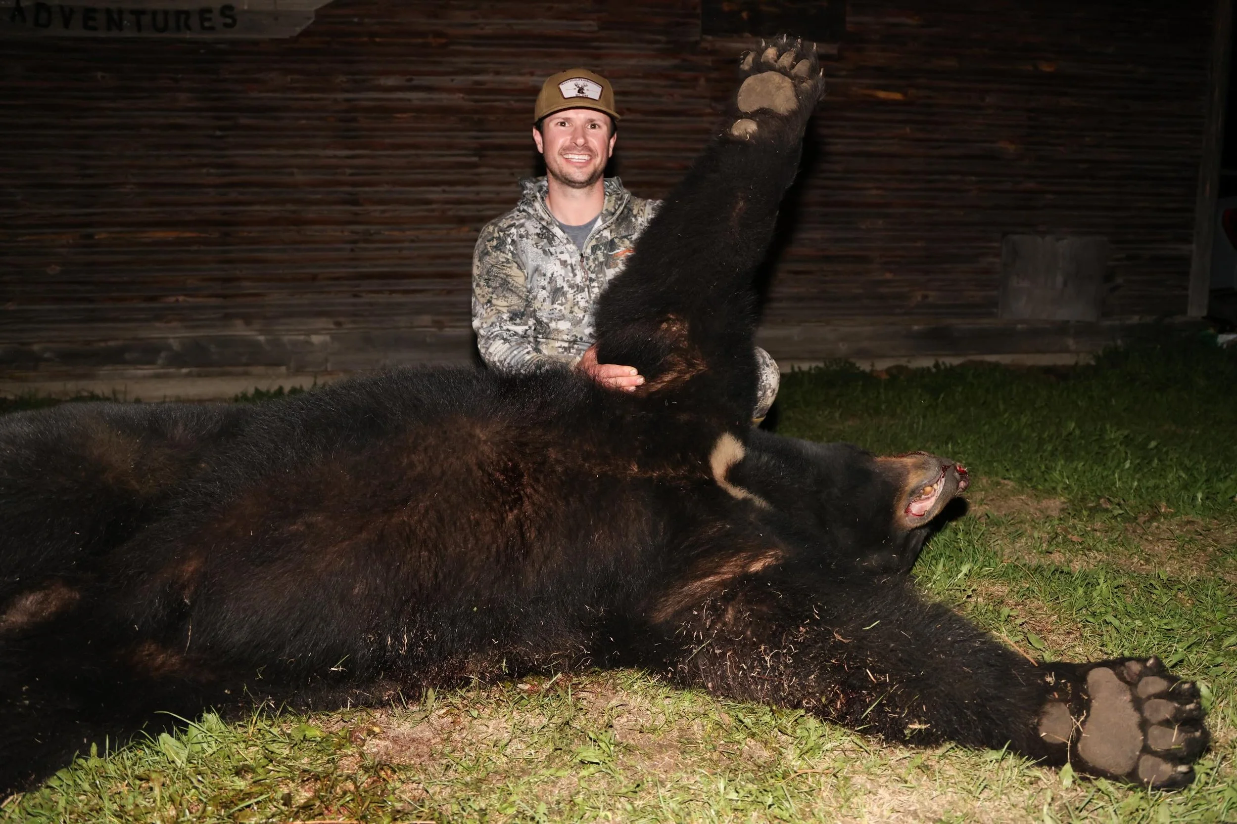 Last evening. Last chance.

After days of battling heat, bugs and long hours on stand, Andrew&rsquo;s persistence paid off when this giant boar emerged from the timber in the final minutes of his hunt.

One well-placed arrow that made for a short rec