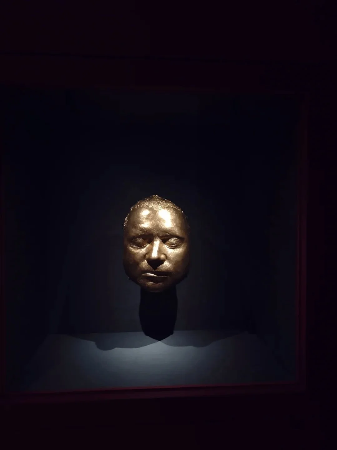 happy snaps from the NPG

1 a striking Bronze mask of Francis Bacon by Clive Barker 1969

2 Neil MacGregor by Wolfgang Tillmans and David Beckham by Sam Taylor-Johnson
A playful curation of two very different British cultural behemoths.

3 David 