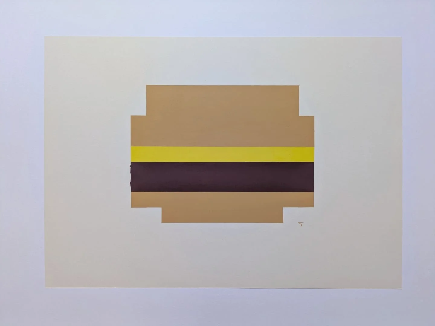 English pastoral (a study in yellow ochre, cadmium yellow and burnt umber) 

#Oil on A3 #paper

I reached for the stars, following planets like Joseph Albers, Sean Scully, Ellsworth Kelly, Morris Louis for guidance, but got lost somewhere along the w