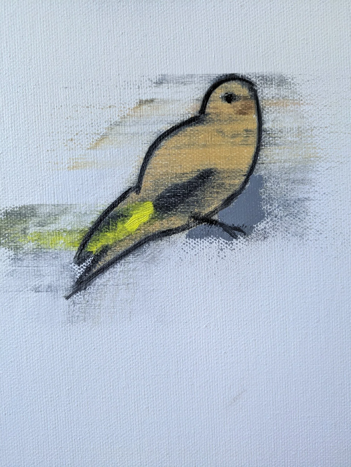 Detail from a painting I'm working on called 'Delft touch'. And you've guessed it, it's all about all things Dutch! Focusing predominantly on elements from their golden age of 17c painting - it's all there, portrait, landscape, genre, still life, mar