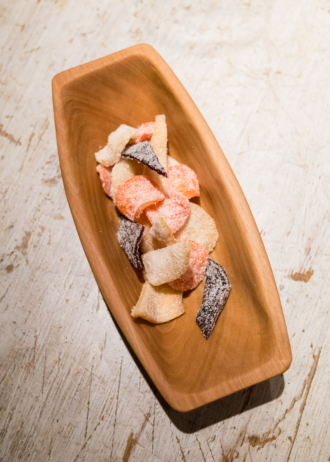 Pickled semi-dried root vegetables (v)
