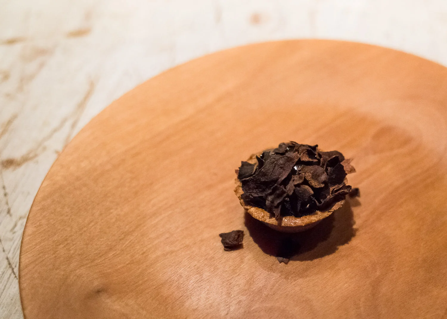 Malted cabbage and birch pie (v)
